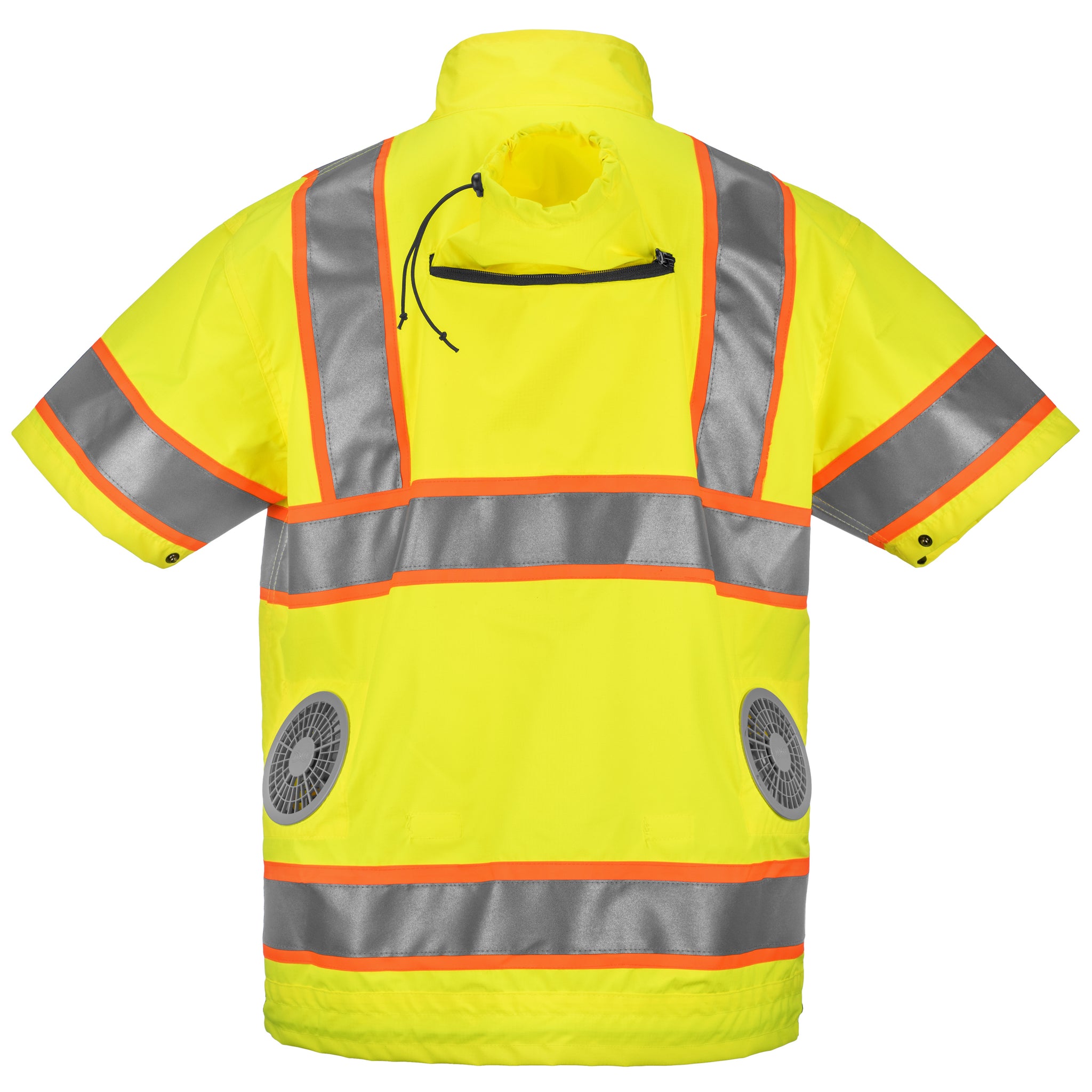 ZIPPKOOL®HVN-510U High Visibility Short Sleeve Cooling Jacket